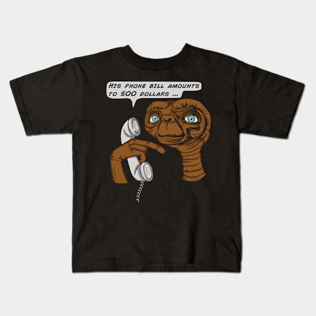 E.T. amounts Kids T-Shirt by Melonseta